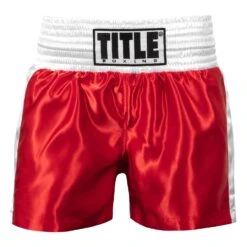 TITLE Boxing Professional Women’s Satin Striped Boxing Trunks 40 TITLE Boxing Professional Women’s Satin Striped Boxing Trunks -Titleboxing Shop TPBTW2 RD WH 2