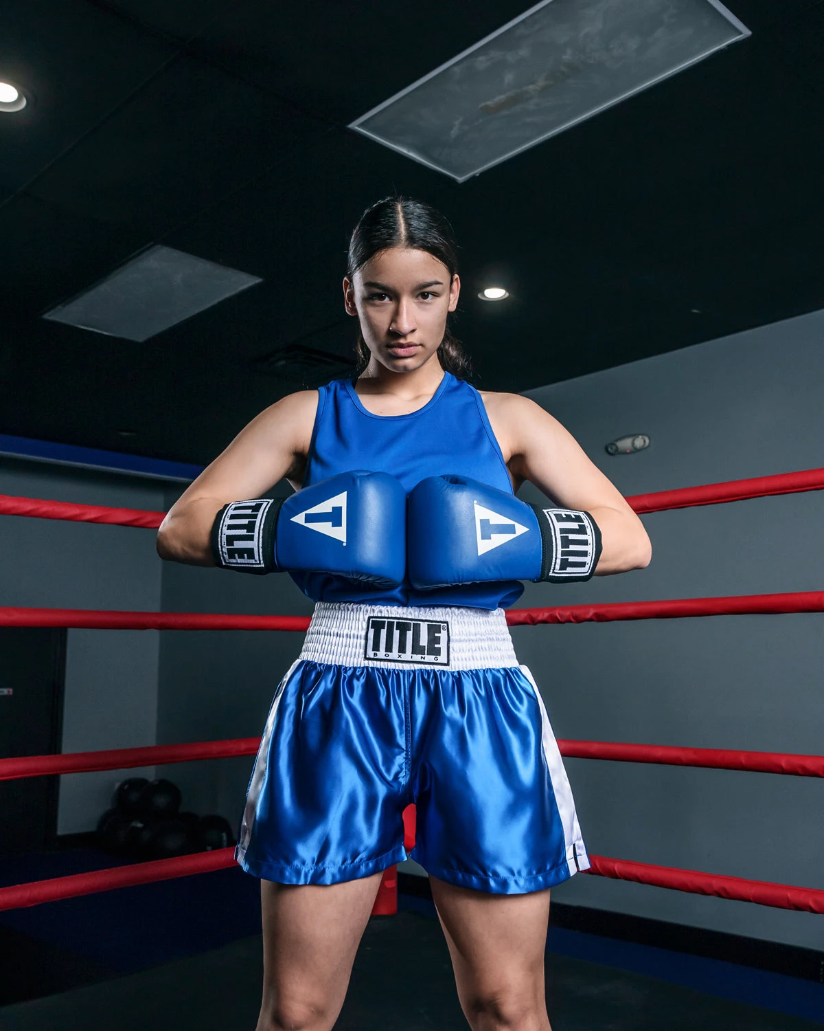 TITLE Boxing Professional Women’s Satin Striped Boxing Trunks 13 TITLE Boxing Professional Women’s Satin Striped Boxing Trunks - Image 11