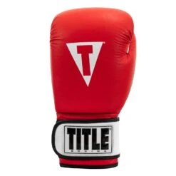 TITLE Premier Leather Super Bag Gloves 2.0 -Titleboxing Shop TSBG2 RD WH 003