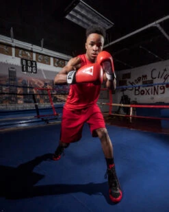 TITLE Premier Leather Super Bag Gloves 2.0 -Titleboxing Shop TSBG2RD 1