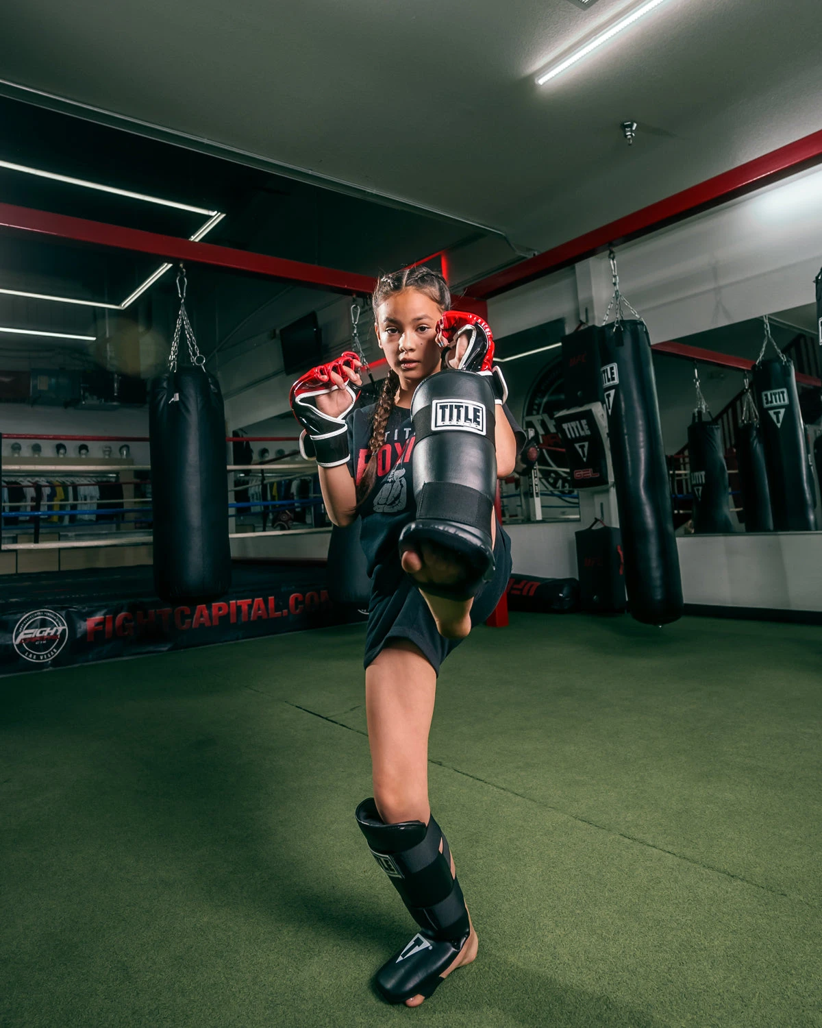 TITLE Boxing Vinyl Shin-Instep Guards 2.0 6 TITLE Boxing Vinyl Shin-Instep Guards 2.0 - Image 4