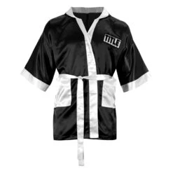 TITLE Boxing Pro Fingertip Robe 2.0 -Titleboxing Shop TSRF2 BK WH 1
