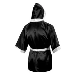 TITLE Boxing Pro Fingertip Robe 2.0 -Titleboxing Shop TSRF2 BK WH 3