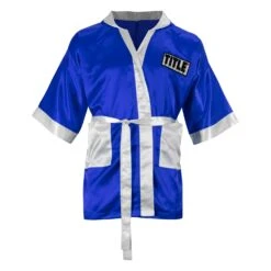 TITLE Boxing Pro Fingertip Robe 2.0 -Titleboxing Shop TSRF2 BL WH 1