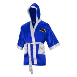TITLE Boxing Pro Fingertip Robe 2.0 -Titleboxing Shop TSRF2 BL WH 2