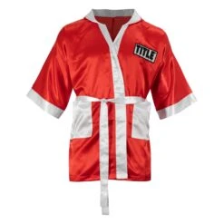 TITLE Boxing Pro Fingertip Robe 2.0 -Titleboxing Shop TSRF2 RD WH 1