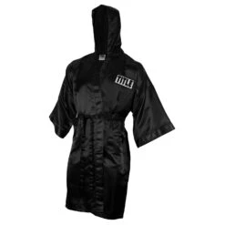 TITLE Boxing Full Length Robe -Titleboxing Shop TSRFL BK 2