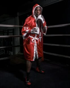 TITLE Boxing Full Length Robe -Titleboxing Shop TSRFL RD