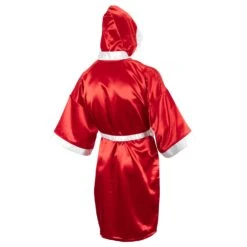 TITLE Boxing Full Length Robe -Titleboxing Shop TSRFL RD WH 3