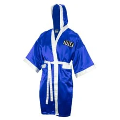 TITLE Boxing Full Length Robe -Titleboxing Shop TSRFL RY WH 2