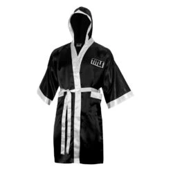 TITLE Boxing Pro Full Length Robe 3.0 30 TITLE Boxing Pro Full Length Robe 3.0 -Titleboxing Shop TSRFL3 BK WH 2