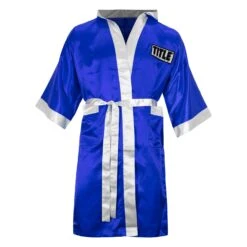 TITLE Boxing Pro Full Length Robe 3.0 33 TITLE Boxing Pro Full Length Robe 3.0 -Titleboxing Shop TSRFL3 BL WH 1