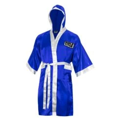 TITLE Boxing Pro Full Length Robe 3.0 35 TITLE Boxing Pro Full Length Robe 3.0 -Titleboxing Shop TSRFL3 BL WH 2