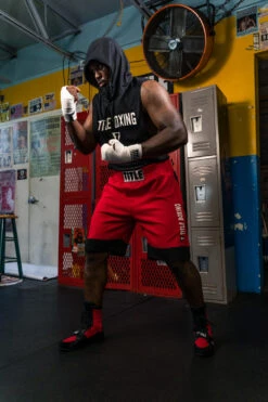 TITLE Boxing Dual Stripe Sweat Shorts -Titleboxing Shop TTSV4RDBK 11223279 dd40 4e1d 9fc8 96b28d6cd2ca