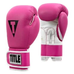TITLE Boxing Pro Style Leather Training Gloves 3.0 -Titleboxing Shop TVVTG3 HPK WH 002