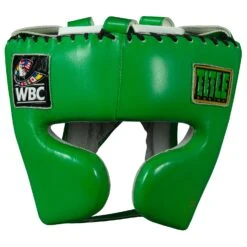 WBC By TITLE Boxing Sparring Headgear -Titleboxing Shop WBCHG GN 2