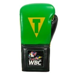 WBC By TITLE Boxing Sparring Gloves -Titleboxing Shop WBCSG GN BK 03