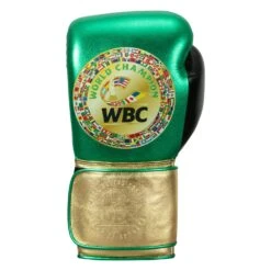 WBC By TITLE Boxing Green Belt Training Gloves 1.0 -Titleboxing Shop WGBTG GN GD BK 3