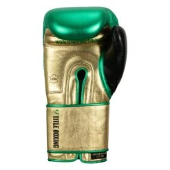 WBC By TITLE Boxing Green Belt Training Gloves 1.0 -Titleboxing Shop WGBTG GN GD BK 4