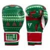 TITLE Boxing Limited Edition Deck The Halls Bag Gloves -Titleboxing Shop XMASBG GN 1