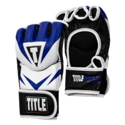 TITLE MMA Command Pro Fight Gloves 30 TITLE MMA Command Pro Fight Gloves -Titleboxing Shop XMCPFG BL WH 002