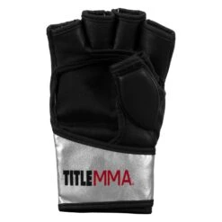 TITLE MMA Menace Metallic Training Gloves 27 TITLE MMA Menace Metallic Training Gloves -Titleboxing Shop XMMTG SV BK 004
