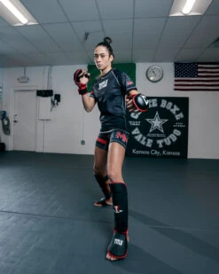 TITLE MMA Conflict Stand Up Shin Guards -Titleboxing Shop XMSGBKRD 3