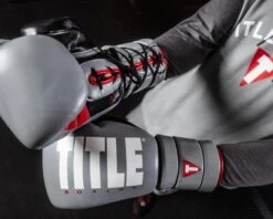 TITLE Boxing Leather Enforcer Pro Sparring Gloves -Titleboxing Shop XRVCSGGR 2