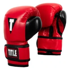TITLE Boxing Youth Bag Gloves 24 TITLE Boxing Youth Bag Gloves -Titleboxing Shop YTBBG RD BK 02