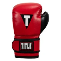 TITLE Boxing Youth Bag Gloves 25 TITLE Boxing Youth Bag Gloves -Titleboxing Shop YTBBG RD BK 03