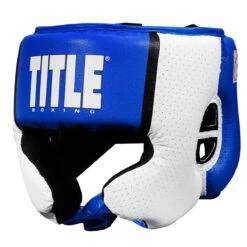 TITLE Boxing Aerovent Elite USA Boxing Competition Headgear – With Cheeks -Titleboxing Shop achex bl 1