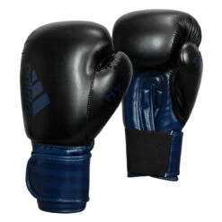 Adidas Hybrid 100 Boxing Gloves -Titleboxing Shop adih100 bk bl 002