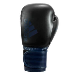 Adidas Hybrid 100 Boxing Gloves -Titleboxing Shop adih100 bk bl 003
