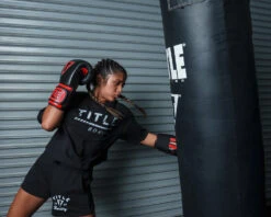 TITLE Boxing All Heart Bag Gloves 2.0 -Titleboxing Shop ahabg2 bk rd 3 1