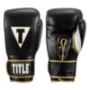 TITLE Boxeo Mexican Leather Training Gloves Quatro -Titleboxing Shop batge4 bk wh 1 1 1