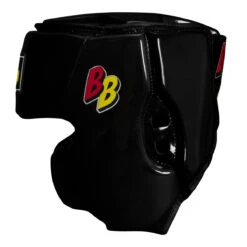 BOOM BOOM Boxing Commander Youth Headgear -Titleboxing Shop bbhgy bk 3