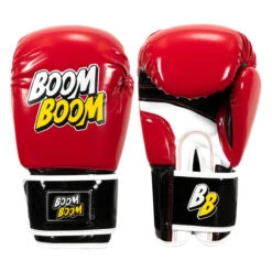 BOOM BOOM Boxing Striker Youth Boxing Gloves -Titleboxing Shop bbsbgy2 rd bk 001