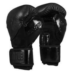 TITLE Black Blitz Sparring Gloves 12 TITLE Black Blitz Sparring Gloves -Titleboxing Shop bkbbg 0002