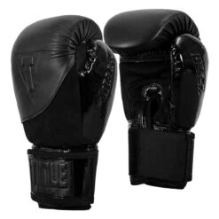 TITLE Black Blitz Fit Boxing Gloves -Titleboxing Shop bkbfg 0002