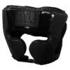 TITLE Black Training Headgear -Titleboxing Shop bkthg bk 1 2
