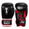 TITLE Boxing Leather Big League Bag Gloves -Titleboxing Shop blbg2 bk rd 01