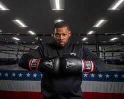 TITLE Boxing Leather Big League Bag Gloves -Titleboxing Shop blbg2 bk rd wh 2 2