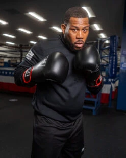 TITLE Boxing Leather Big League Bag Gloves -Titleboxing Shop blbg2 bk rd wh 5 1