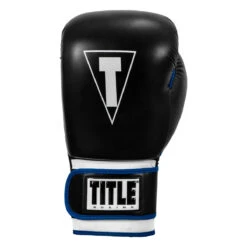 TITLE Boxing Leather Big League Training Gloves 14 TITLE Boxing Leather Big League Training Gloves -Titleboxing Shop bltg2 bk bl 03