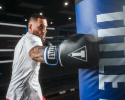 TITLE Boxing Leather Big League Training Gloves 19 TITLE Boxing Leather Big League Training Gloves -Titleboxing Shop bltg2 bk bl wh 3 1