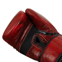 TITLE Boxing Blood Red Leather Bag Gloves -Titleboxing Shop brbg rd 005 4