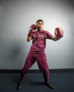 TITLE Boxing Blood Red Leather Bag Gloves -Titleboxing Shop brbg rd 2