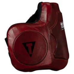 TITLE Boxing Blood Red Leather Body Protector -Titleboxing Shop brmmbp rd 3