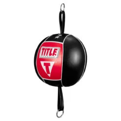 TITLE Classic Double End Bag 3.0 -Titleboxing Shop cdebx3 bk rd 2 1