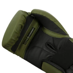 TITLE Boxing Combat Bag Gloves -Titleboxing Shop combg gn bk 05